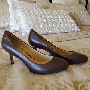 Coach Brown Leather Pumps